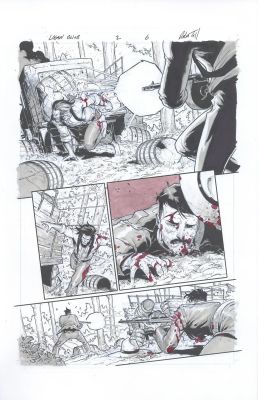 Robert Gill | Logan: Black, White and Blood pg 6 | Geoff M Art Sales
