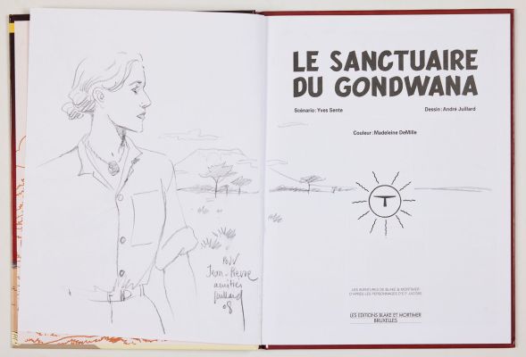 Juillard - Dédicace... | Juillard - Dédicace : Blake et Mortimer, Le sanctuaire... | Tessier Sarrou