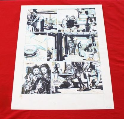 Lot 244 - Original Artwork Paul Pope pg56 Ballad Richardson | misc / divers
