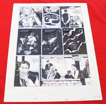 Lot 281 - Original Art Paul Pope pg54 Ballad Dr Richardson | misc / divers