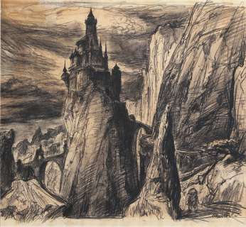 Lord of the Rings concept sketch by Mentor Huebner. | Profiles in History