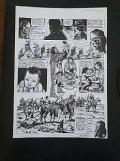 BD Boum Blois - Buddy Longway T13 - Planche originale  (p.20) -  Le vent sauvage - (1984) | Catawiki