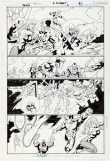 Andy Kuhn, Ron Adrian and Art Thibert - Flash: The Fastest Man Alive #9 Story Page 21 Original Art (DC, 2007).