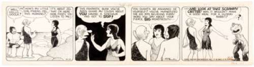 V. T. Hamlin | Alley Oop Daily Comic Strip Original Art dated 10-19-38 (NEA Service Inc., 1938).... | Heritage