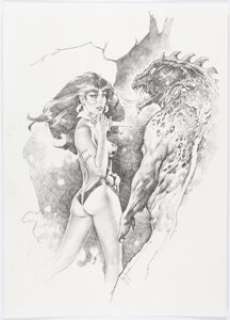 José "Pepe" Gonzalez - Vampirella Illustration Original Art (2006).... | Heritage