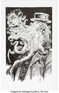 Dark Horse Artist - Troy Nixey - Chapter Break Illustration Original Art (2010s)....