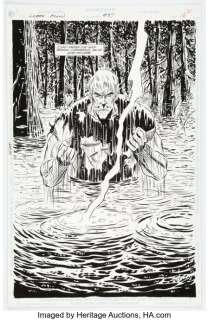 Aparo, Jim | Jim Aparo and Gerry Fernandez Green Arrow #87 Splash Page 16 Original Art (DC, 1994).... | Heritage