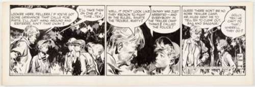 Godwin, Frank | Frank Godwin Rusty Riley Daily Comic Strip Original Art dated 11-4-50 (King Features, 1950).... | Heritage
