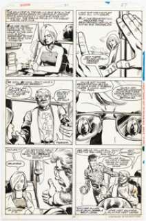 Giffen, Keith | Keith Giffen and Klaus Janson The Defenders #51 Story Page 15 Dollar Bill Original Art (Marvel, 1977).... | Heritage