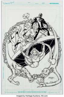 Pérez , George | George Pérez Metal Men #6 Variant Cover Original Art (DC Comics, 2020).... | Heritage