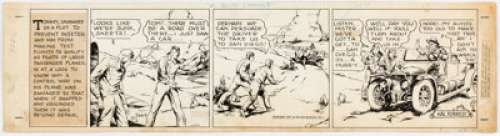 Forrest, Hal - Hal Forrest and Reynold Brown Tailspin Tommy Daily #2664 Comic Strip Original Art (Bell Syndicate, 1936). ...