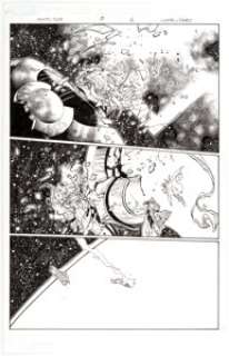 Coipel, Olivier | Olivier Coipel and Dexter Vines The Mighty Thor #5 Story Page 6 Original Art (Marvel, 2011).... | Heritage