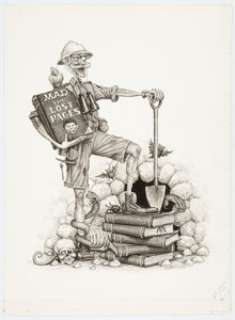 Warhola, James | James Warhola MAD Special #107 Illustration Original Art (EC, 1995).... | Heritage