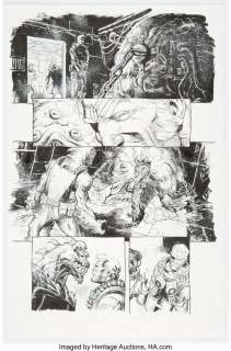 Dark Horse Artist - John Lucas [Mike Hawthorne and Tony Moore printed blue lines] Fear Agent #30 Story Pages 3-4 Original Art (Dark Ho... (Total: 2 Original Art)