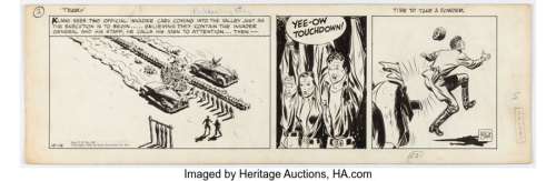 Caniff, Milton | Milton Caniff Terry and the Pirates Daily Comic Strip Original Art dated 10-16-39 (News Syndicate, 1939). ... | Heritage