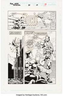 Wheatley, Doug - Doug Wheatley and Steve Moncuse The Punisher War Journal #80 Story Page 14 Original Art (Marvel, 1995)....