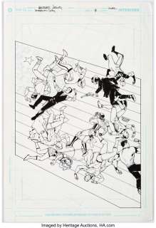 Jeanty, Georges - Georges Jeanty and Karl Story American Way #8 Cover Original Art (DC/WildStorm, 2006)....