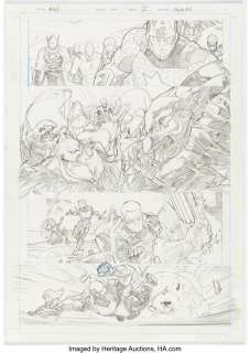 Marvel Artist - David Baldeon Marvel Super Hero Spectacular #1 Story Page 12 Original Art (Marvel, 2015)....