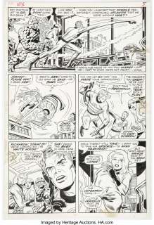 Romita Sr., John | John Romita Sr. and John Verpoorten Fantastic Four #103 Story Page 4 Original Art (Marvel, 1970).... | Heritage