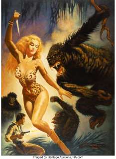 Boas, Marcus | Marcus Boas Heroic Fantasy #3 Cover Painting Original Art (Heroic Fantasy, 1985). ... | Heritage