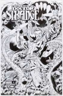 Hitch, Bryan - Bryan Hitch Death of Doctor Strange #5 Cover Original Art (Marvel, 2022)....