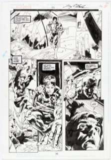 Banks, Darryl - Darryl Banks, Romeo Tanghal, and Terry Austin Green Lantern #85 Story Page 7 Original Art (DC, 1997)....