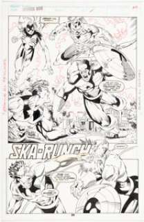 Johnson, Jeff - Jeff Johnson and Dan Panosian Wonder Man #17 Story Page 15 Original Art (Marvel, 1993)....