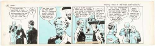Caniff, Milton | Milton Caniff Terry and the Pirates Daily Comic Strip Original Art, dated 1-10-36 (Chicago Tribune-N.Y. News, 1936... | Heritage