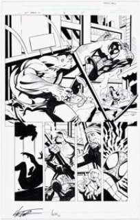 Hester, Phil - Phil Hester and Ande Parks Ultimate Marvel Team-Up #3 Story Page 4 Original Art (Marvel, 2001)....