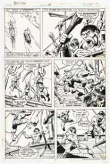 Buscema, Sal | Sal Buscema and Klaus Janson Tarzan #19 Story Page 7 Original Art (Marvel, 1978).... | Heritage