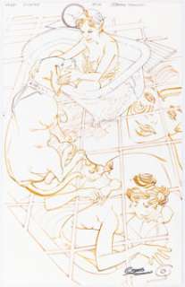 Tocchini, Greg - Greg Tocchini "6 Cents" Pin-Up Illustration Original Art (c. 2000s)....