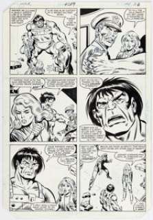 Buscema, Sal | Sal Buscema and Joe Sinnott Incredible Hulk #289 Page 26 Original Art (Marvel, 1983).... | Heritage