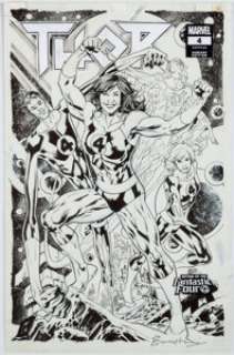 Hitch, Bryan | Bryan Hitch Thor #4 Variant Cover Original Art (Marvel, 2018).... | Heritage