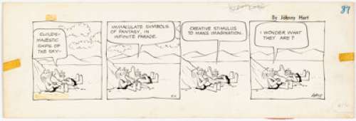 Hart, Johnny | Johnny Hart B.C. Daily Comic Strip Original Art, dated 5-11-59 (Field Enterprises, 1959). ... | Heritage