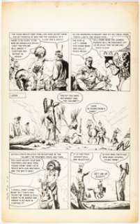 Giolitti, Alberto - Alberto Giolitti The Lone Ranger‘s Companion Tonto #13 Story Page 17 Original Art (Dell, 1953)....