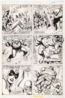 Pollard, Keith | Keith Pollard and Jim Mooney The Inhumans #11 Story Page 12 Original Art (Marvel, 1977).... | Heritage