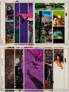 Chaykin, Howard | Howard Chaykin The Swords of Heaven, the Flowers of Hell Double-Page Spread 34-35 and 58-59 Original Art (JM Commu... (Total: 2 Original Art) | Heritage