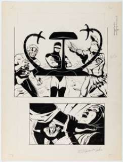 Rude, Steve - Steve Rude Nexus #6 "Next" Page 23 Badger and Judah Maccabee Original Art (Capital Comics, 1984)....