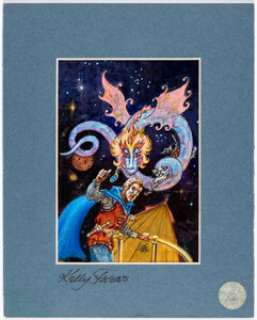 Freas, Kelly | Kelly Freas Spelljammer: Cloakmaster Cycle #4 The Radiant Dragon Paperback Novel Cover Preliminary Stu... | Heritage