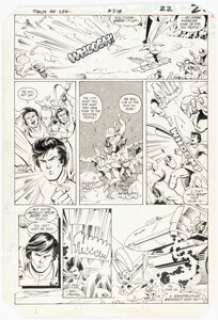 Terry Shoemaker and Karl Kesel - Tales of the Legion of Super-Heroes #318 Story Page 17 Original Art (DC, 1983)....
