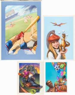 Mick McGinty - Sports-Related Advertising Paintings Original Art Group of 4 (c. 1980-1990s). (Total: 4 Original Art) | Heritage