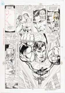 Dan Jurgens And Brett Breeding | Superman #65 Story Page 12 Original Art (DC, 1992). | Heritage