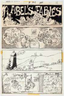 Sergio Aragonés | House of Secrets #104 "Abel’s Fables" Complete 1-Page Story Original Art (DC, 1973). | Heritage