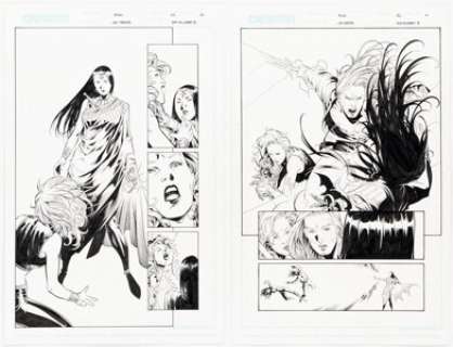 Jimmy Cheung and Don Hillsman II - Scion #32 Story Pages 20 & 21 Original Art (Crossgen, 2003). (Total: 2 Original Art)