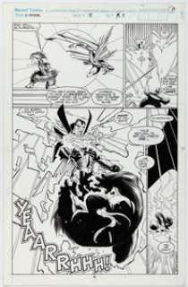Larry Stroman and Al Milgrom X-Factor #78 Mr. Sinister and Stryfe Story Page 6 Original Art (Marvel, 1992).