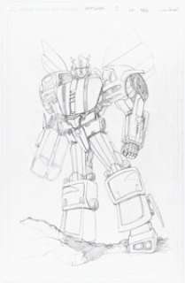 Livio Ramondelli Transformers: Spotlight Bumblebee Variant Cover Original Art (IDW, 2013).