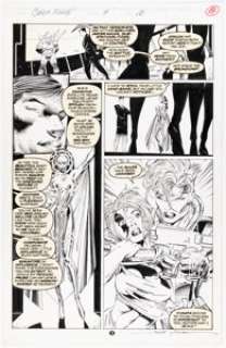 Marc Silvestri and Scott Williams Cyberforce #4 Story Page 16 Original Art (Image, 1993). | Heritage
