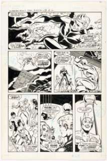 Joe Staton and Dave Hunt Superboy and The Legion of Super-Heroes #247 "Celebration" Story Page Element Original Art (DC, 1979). | Heritage