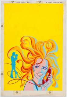 Enrique Nieto I Love You #114 Cover Painting Original Art (Charlton, 1975). | Heritage