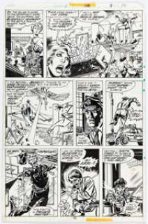 Sal Buscema and Tom Palmer Ms. Marvel #10 Story Page 6 Original Art (Marvel, 1977). | Heritage